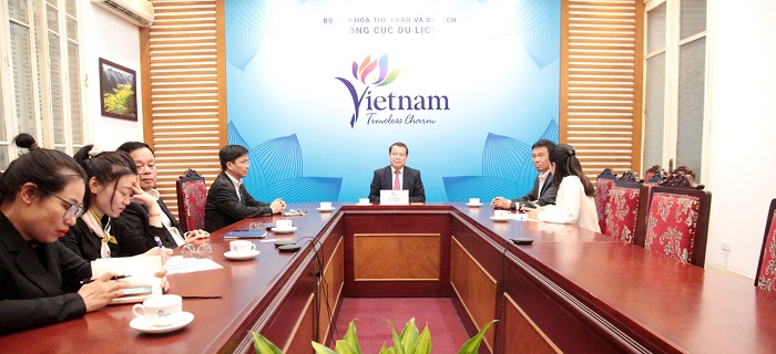 Phó Tổng cục trưởng Hà Văn Siêu tiếp Công ty Informa Markets Việt Nam về sự kiện Food & Hotel Hà Nội 2023